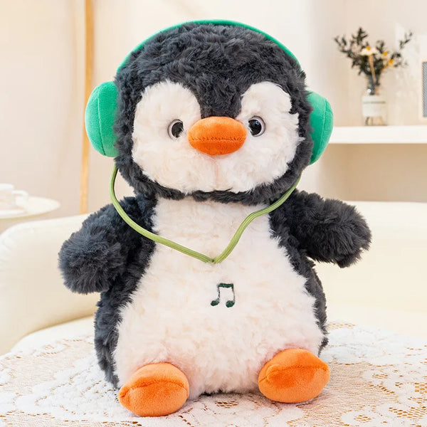 Headphone Penguin Stuffed Toy