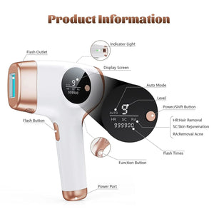 Glacia Frost Glide Laser Hair Removal Device