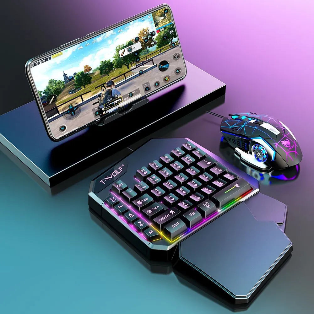 Thunderwolf T19 One Handed Keyboard