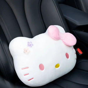 Hello Kitty Pastel Floral Premium Belt & Car Pillow