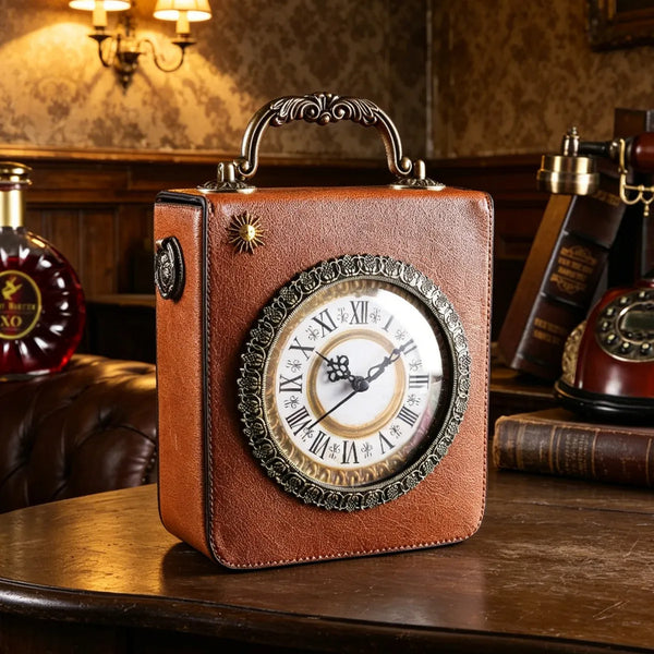 Aura Clockwork Messenger Handbag