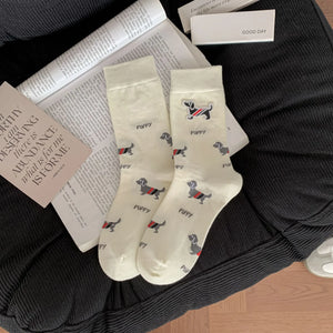 T-Brownie Preppy Pup Socks (Set of 4)