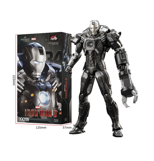 ZD Toys Iron Man 10th Anniversary MK34 Figurine (22 cm)