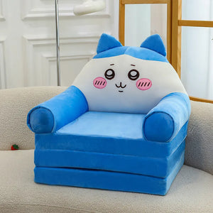 Kawaii Character Three-Fold Plush Sofa Bed
