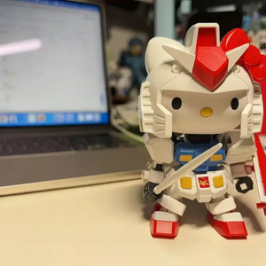Hello Kitty Gundam Suit Mecha Series Figure