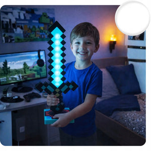 Minecraft Enchanted Pixels Light Sword