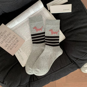 T-Brownie Preppy Pup Socks (Set of 4)