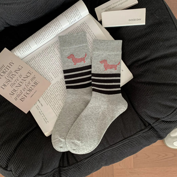 T-Brownie Preppy Pup Socks (Set of 4)