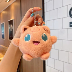 Pokemon Rabbit Fur Plush Keychain