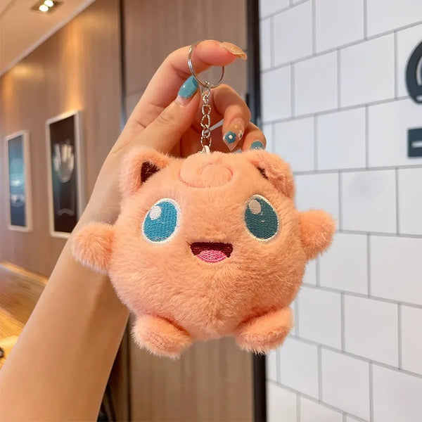 Pokemon Rabbit Fur Plush Keychain