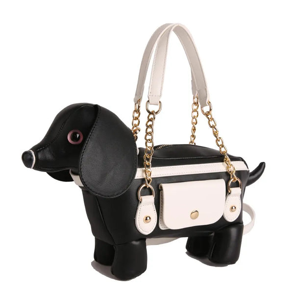 Sculptured Puppy Quirky Handbag