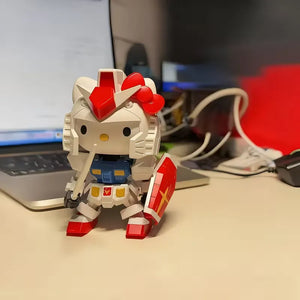 Hello Kitty Gundam Suit Mecha Series Figure
