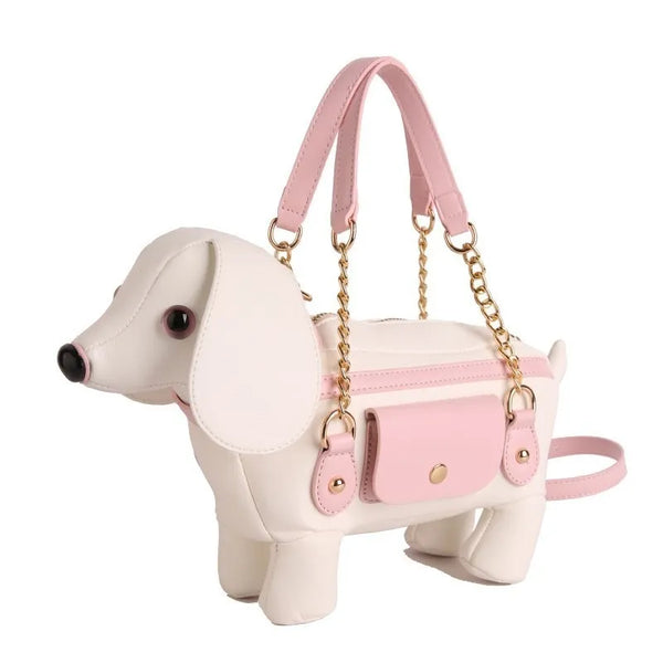 Sculptured Puppy Quirky Handbag