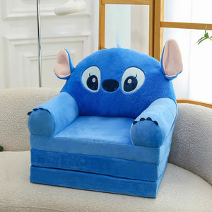 Kawaii Character Three-Fold Plush Sofa Bed