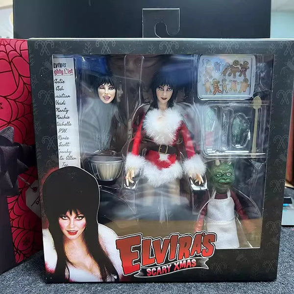 NECA Elvira's Scary Xmas Deluxe Figure Set