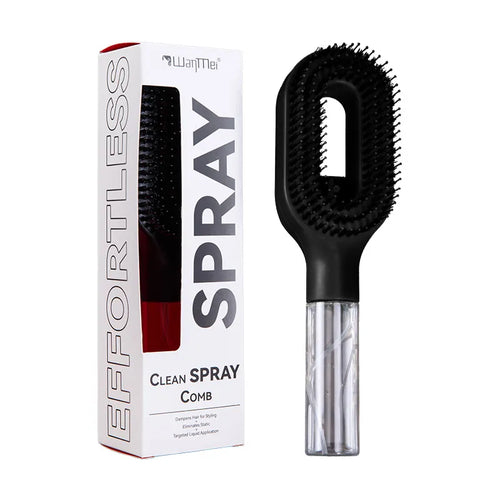 WanMei 2-in-1 Spray Comb and Detangling Brush