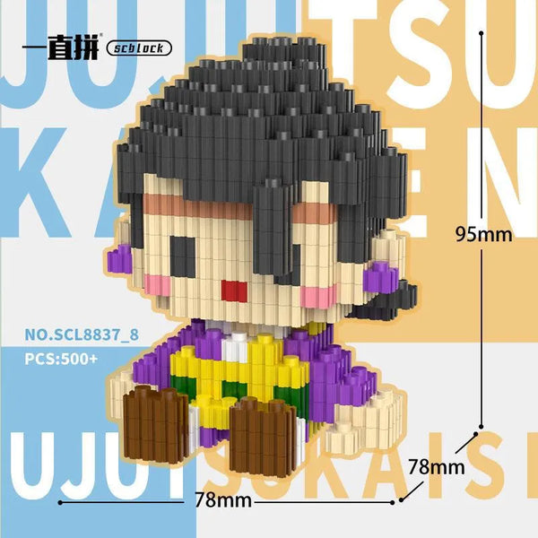 Jujutsu Kaisen Cursed Domain 3D Chibi Micro Blocks
