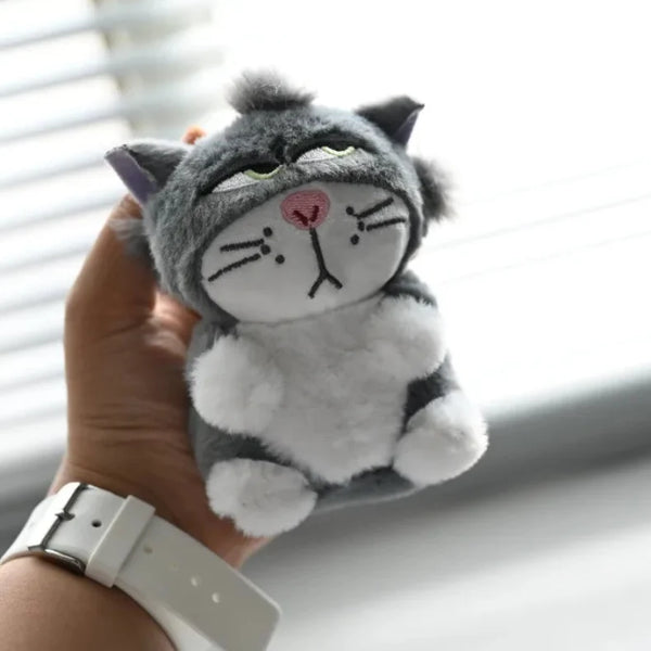 Lucifer Cat Impatient Grumps Keychain