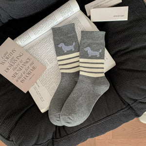 T-Brownie Preppy Pup Socks (Set of 4)