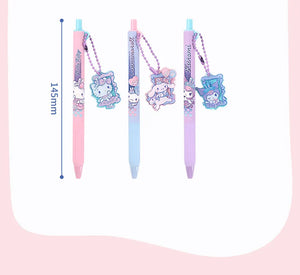 Sanrio Charm-Top Push-Button Gel Pen