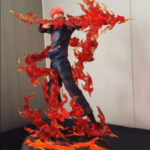 Ryomen Sukuna Fire Play Figurine (30 cm)