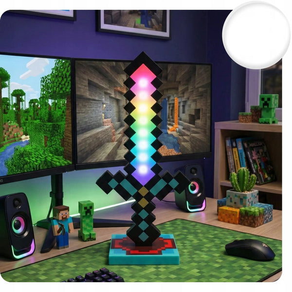 Minecraft Enchanted Pixels Light Sword