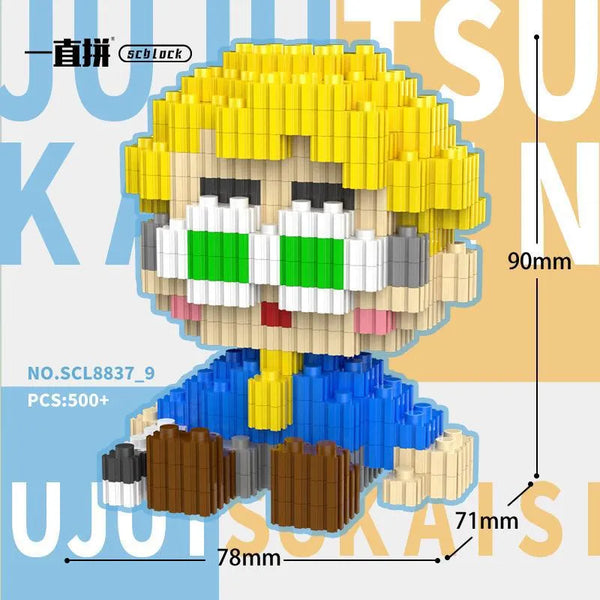 Jujutsu Kaisen Cursed Domain 3D Chibi Micro Blocks