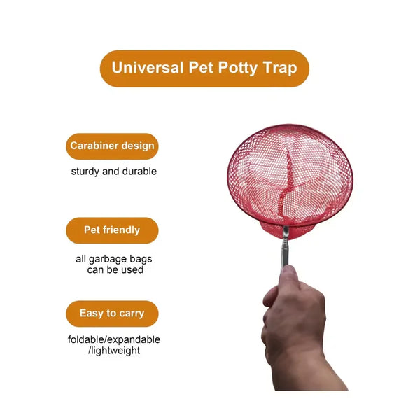 Hydro-Mesh Hands-Free Retractable Potty Catcher