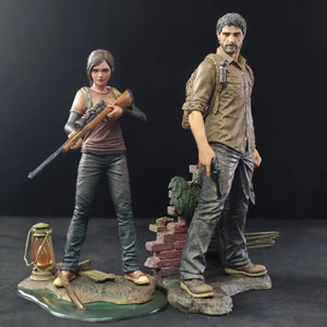 The Last of Us Joel and Ellie Post-Apocalyptic Figures