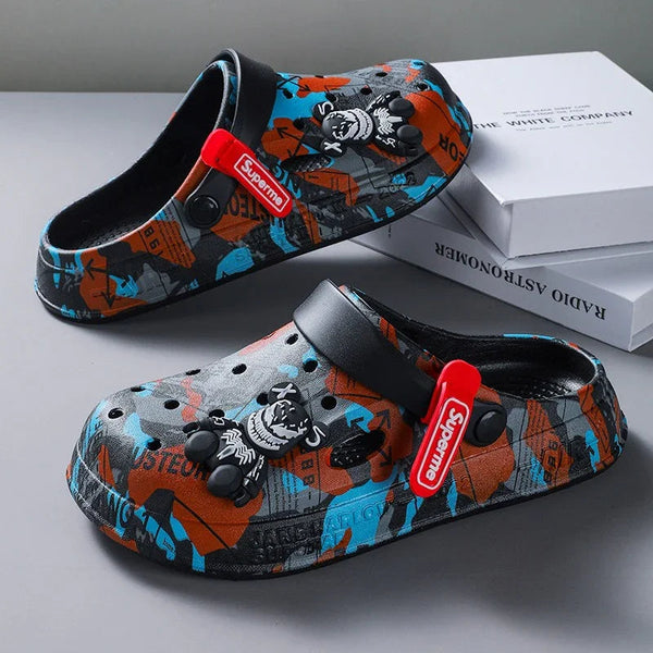SUPRM Icon Art Clogs