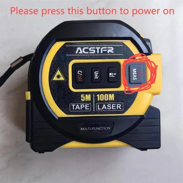 Precision Pro 3-in-1 Laser Measuring Tape