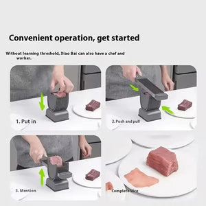 Precision Cut Manual Meat Slicer & Shredder