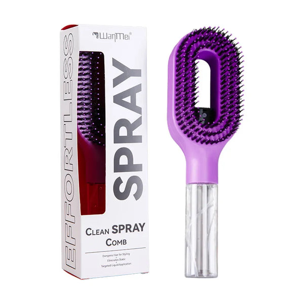WanMei 2-in-1 Spray Comb and Detangling Brush