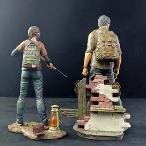 The Last of Us Joel and Ellie Post-Apocalyptic Figures