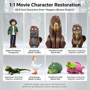 Hoppers Deluxe Action Figure Collection (Set of 8)