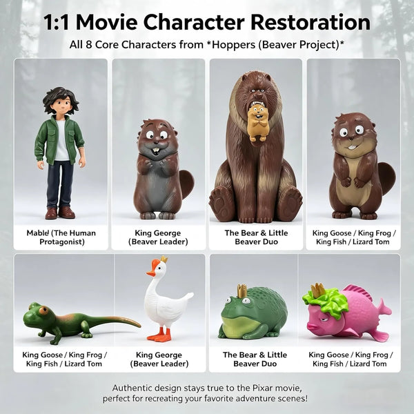 Hoppers Deluxe Action Figure Collection (Set of 8)