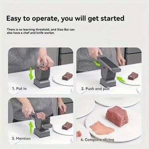 Precision Cut Manual Meat Slicer & Shredder