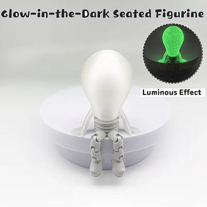 Bright Idea Glow-in-the-Dark 3D Articulated Figurine