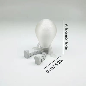 Bright Idea Glow-in-the-Dark 3D Articulated Figurine