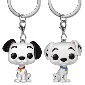 Funko POP Pongo & Perdita Couple Keychain