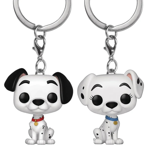 Funko POP Pongo & Perdita Couple Keychain