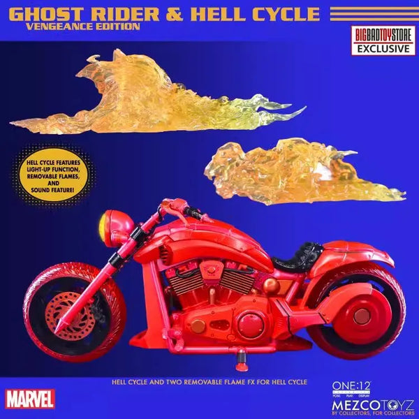 Mezco Ghost Rider Comic Color Variant Figure