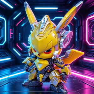 Mecha Pikachu Cosplay Bumblebee Figure (13 cm)