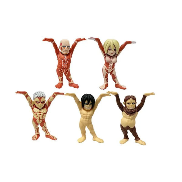 Attack on Titan Mini Giants Action Figure (Set of 5)