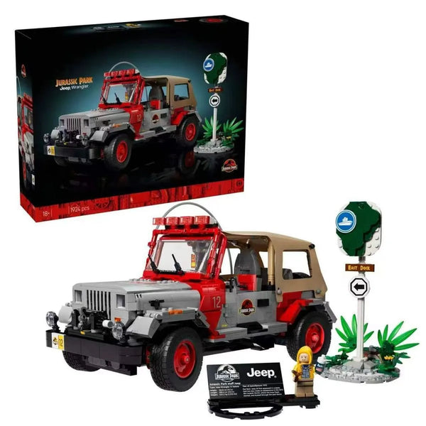 Jurassic Park Jeep Wrangler Blocks (1924 Pcs)