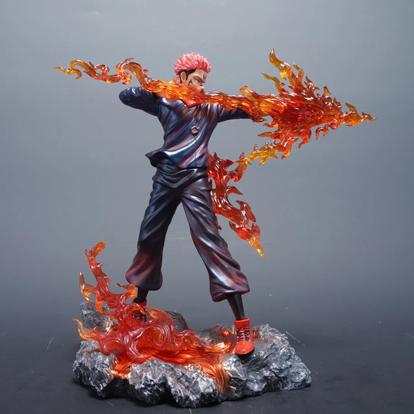 Ryomen Sukuna Fire Play Figurine (30 cm)
