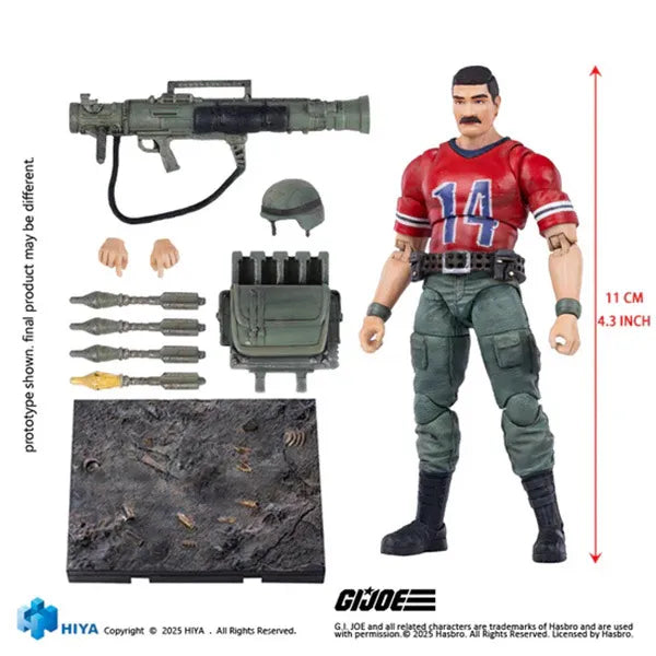 Hiya Mini Series G.I. Joe Bazooka Action Figure