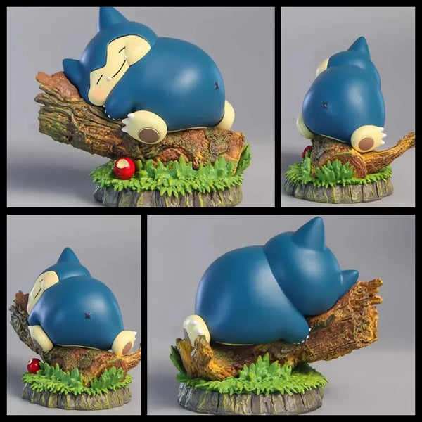 Snorlax Mossy Log Ver. Figure