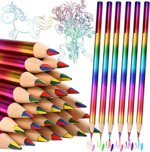Unicorn Colour Pencil Set for Kids (24 Pcs)