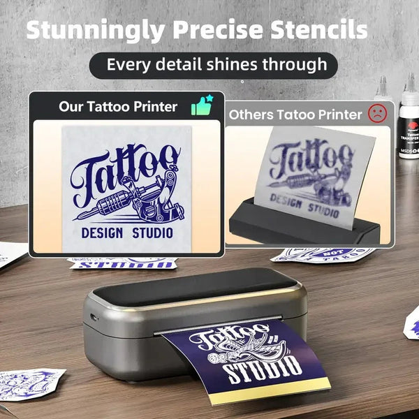 Ink-Impulse Wireless Tattoo Printer